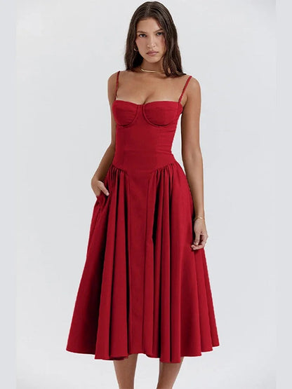 Florence -Elegantes ärmelloses Kleid