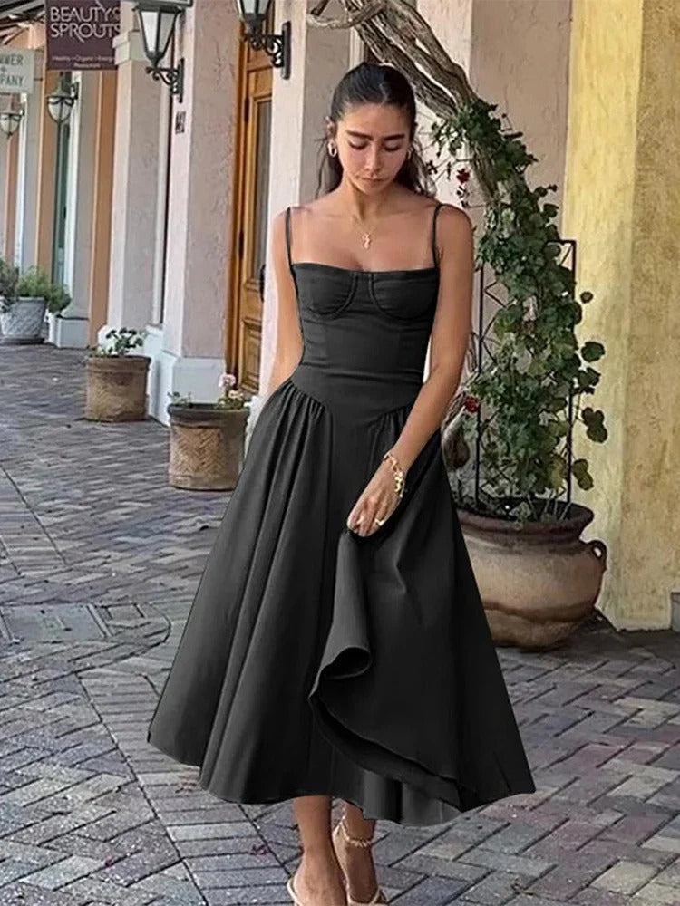 Florence -Elegantes ärmelloses Kleid