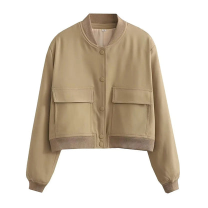Akiko - Bomberjacke mit Taschen für Frauen