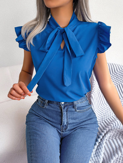LARA - Bluse mit Schleife
