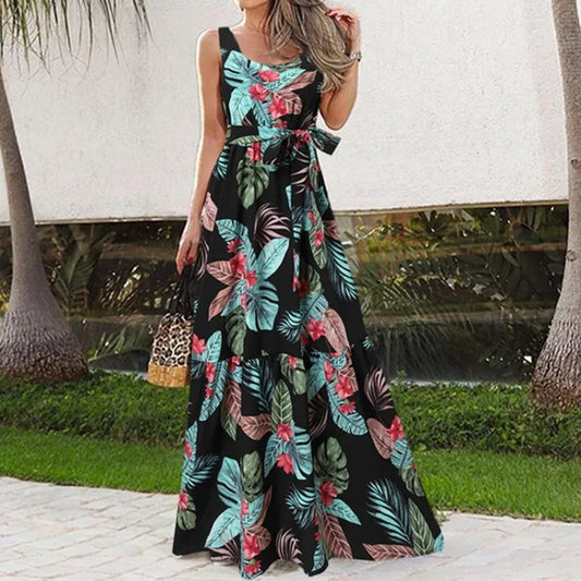 Adina - Locker sitzendes Kleid mit Blumendruck
