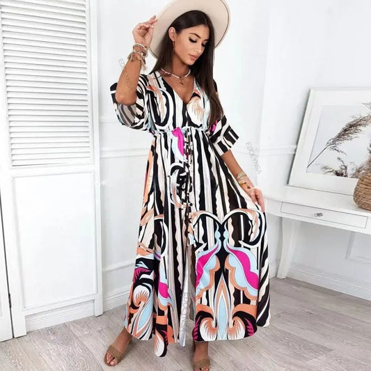 Audrey - Elegantes Kleid mit schönem Druck