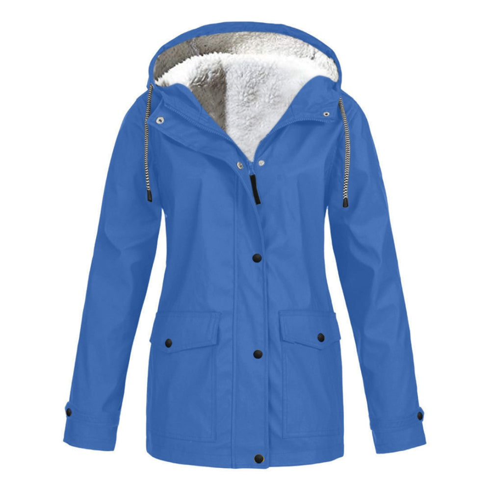 Aloddia - Kuschelige Jacke mit Kapuze für Frauen