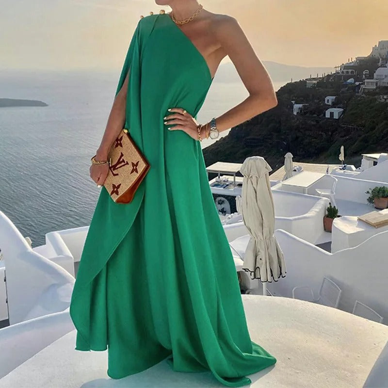 Lilian - Ein-Schulter-Kleid