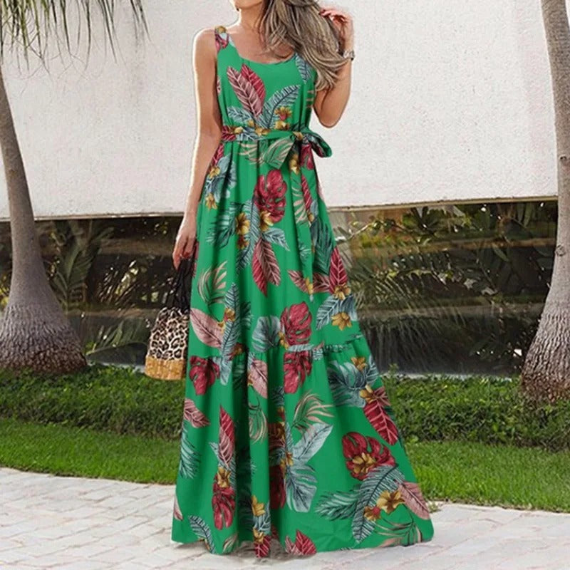 Adina - Locker sitzendes Kleid mit Blumendruck
