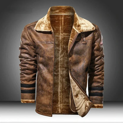 Werner - schlanke bomberjacke aus echtem leder