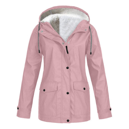 Aloddia - Kuschelige Jacke mit Kapuze für Frauen