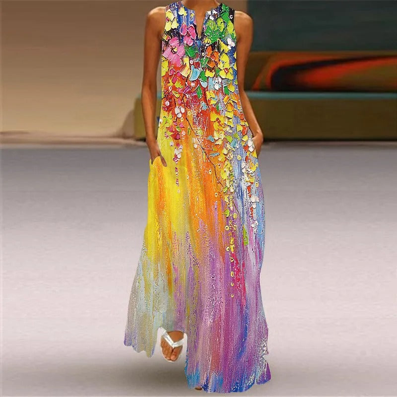 Elsie - Kleid mit Retromuster