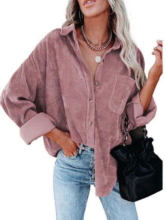 Tesma Bluse | Rippensamt Bluse