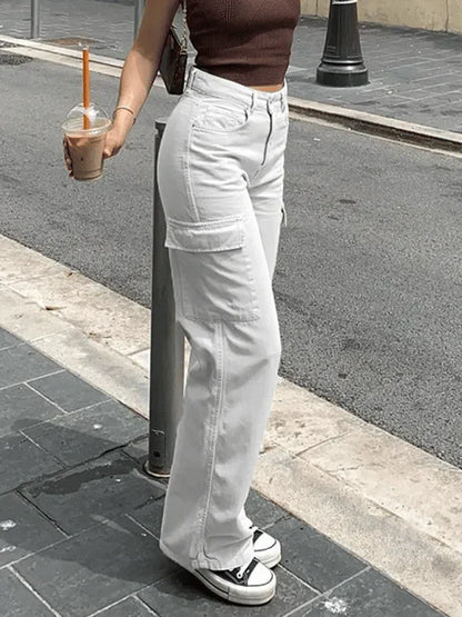Olivia | Bequeme Cargohose | Alltäglicher Gebrauch | Strapazierfähiges Material
