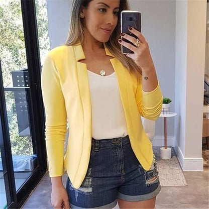 Damen Blazer - Stilvoll - Hochwertiges Material - Perfekt für Business und Casual Anlässe