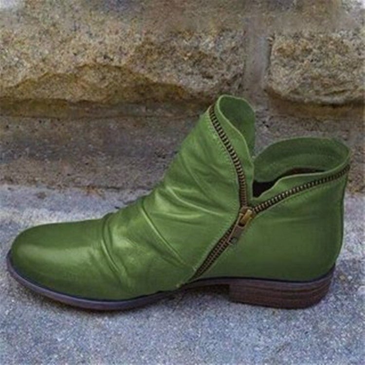 Vianne™ - Lederstiefeletten mit Reißverschluss