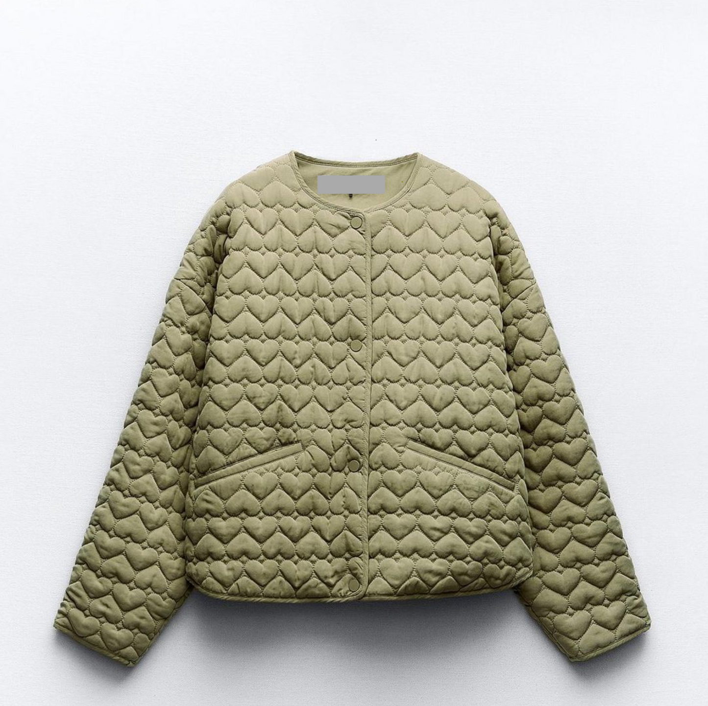 – Steppjacke mit Herzmotiv