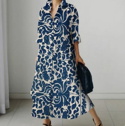 Mabel - Bedrucktes Kleid für Frauen
