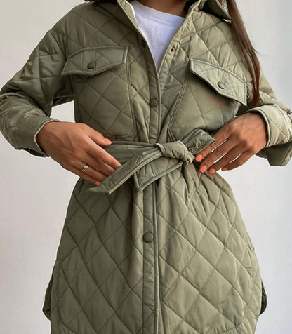 Wattierte Jacke in Übergröße - Carline