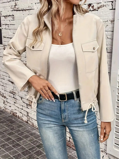 Haisley - modische Jacke mit Reißverschlüssen und Taschen