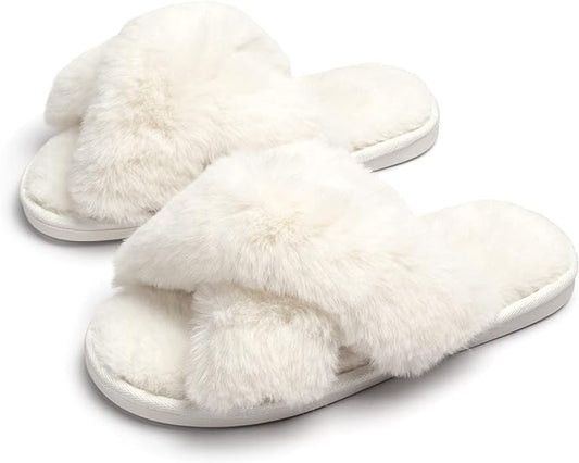 Megan Crossband Hausschuhe | Warm & Stylisch