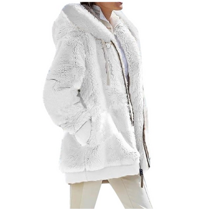 Sarah Cashmere Fleece-Strickjacke | Sleek & Fashionable