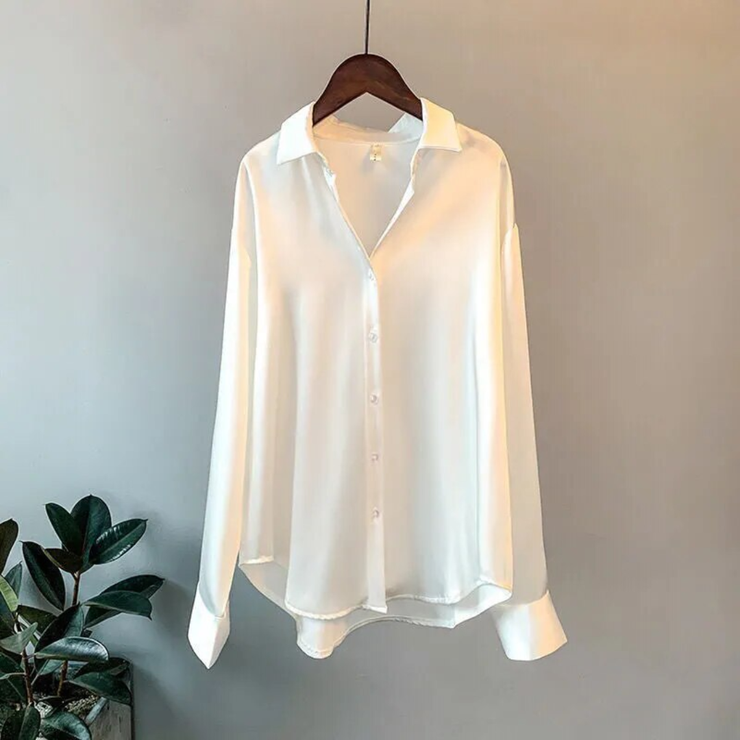 Regine Seidenbluse | Retro & Klassisch