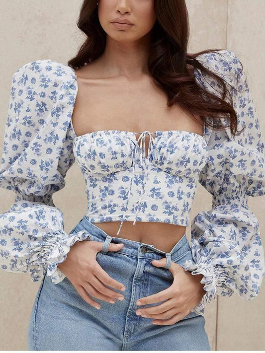 Gekürzte Bluse aus Erle