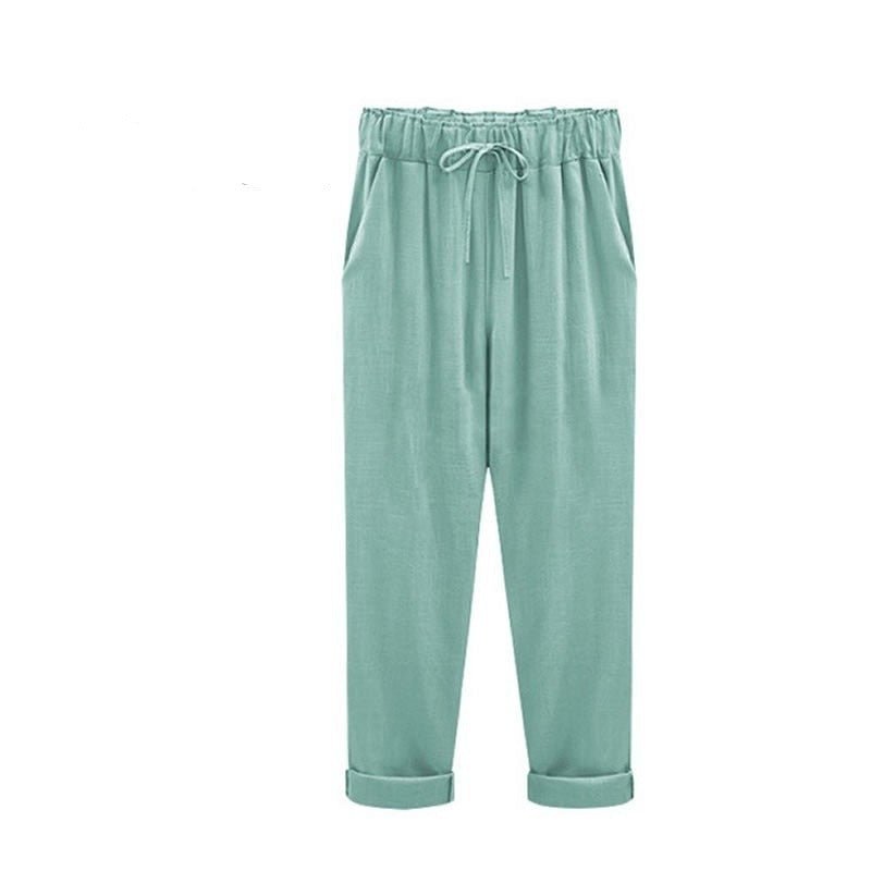 Envie d'été - Lässige Hose aus Baumwolle und Leinen