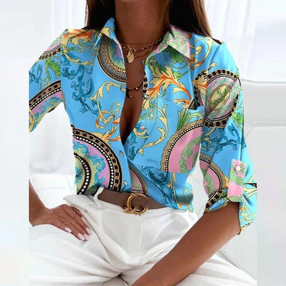 Casual Chic Bluse - Zeitlos - Hochwertige Materialien - Ideal für Büro und Abend