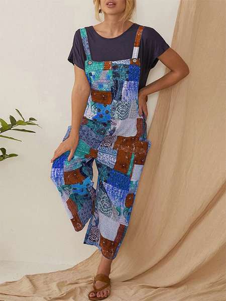Casual Statement Karo-Taschen-Overall