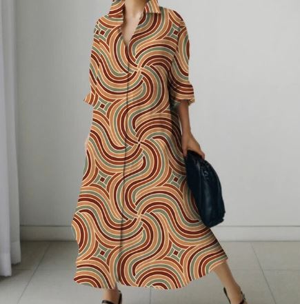 Nancy - Elegantes Hemdblusenkleid für Frauen