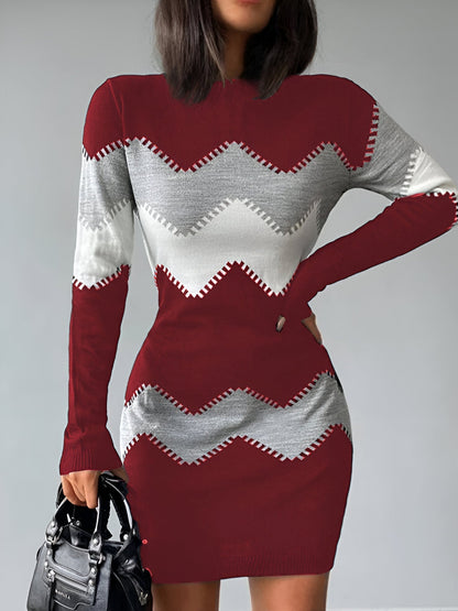 Sigrun | Elegantes Bodycon-Minikleid aus Strick