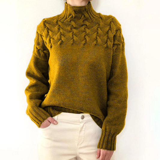 Damen-Rollkragenpullover, Strick-Rollkragenpullover | Stylisch - Bequem - Perfekt für kalte Tage