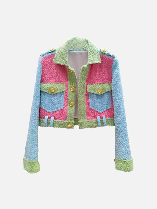 Noor - Patchwork-Jacke in buntem Design