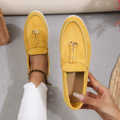 Kleiderbügel Dekor Flache Loafer