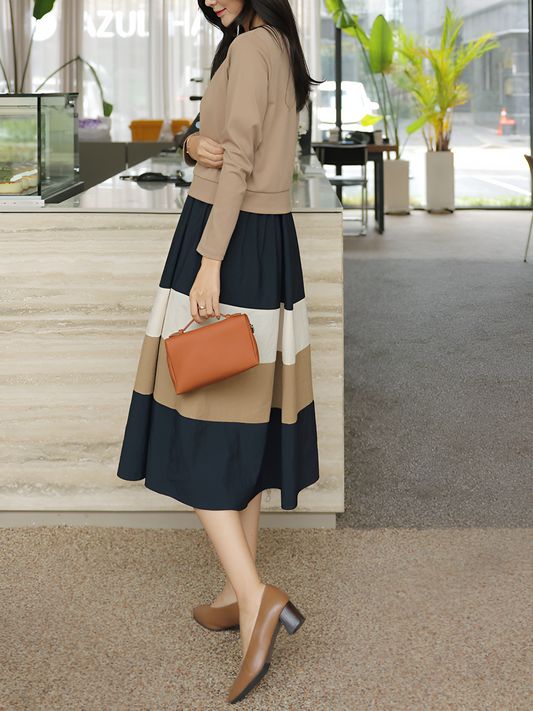 Talitha | Bequemer Schick: Koreanisch inspiriertes Herbstkleid