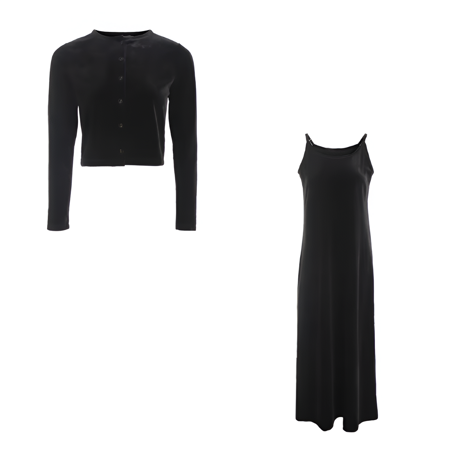 Sira | Elegantes Set aus Samtweste und Gürtelkleid