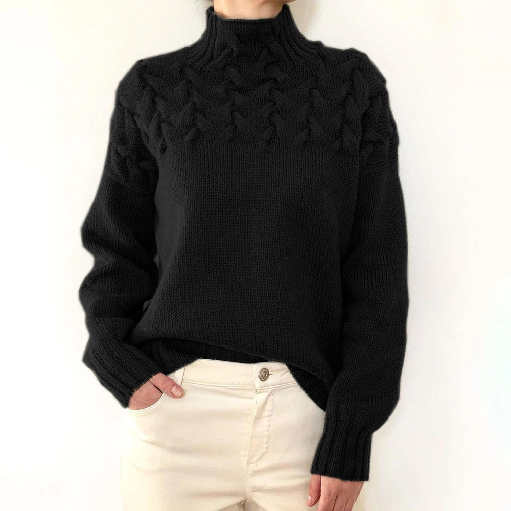 Damen-Rollkragenpullover, Strick-Rollkragenpullover | Stylisch - Bequem - Perfekt für kalte Tage